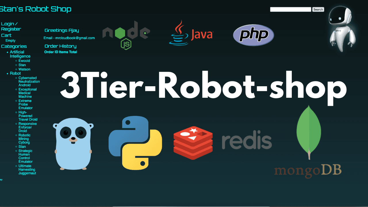 In-Depth Guide to Robot Shop's 3-Tier Architecture and Key Services
